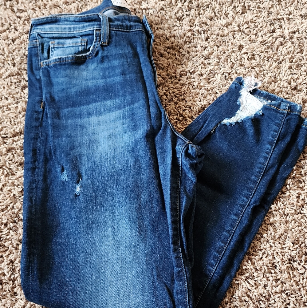 Flying Monkey Distressed Skinny Jeans